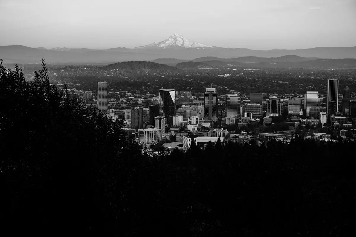 Pittock bw, Pittock Mansion: Portland’s Best Skyline & Mount Hood View